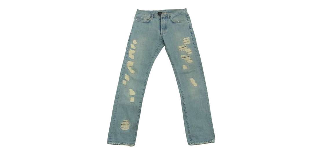 Dior homme エディ期 05SS ラメコーティングデニム Dior homme