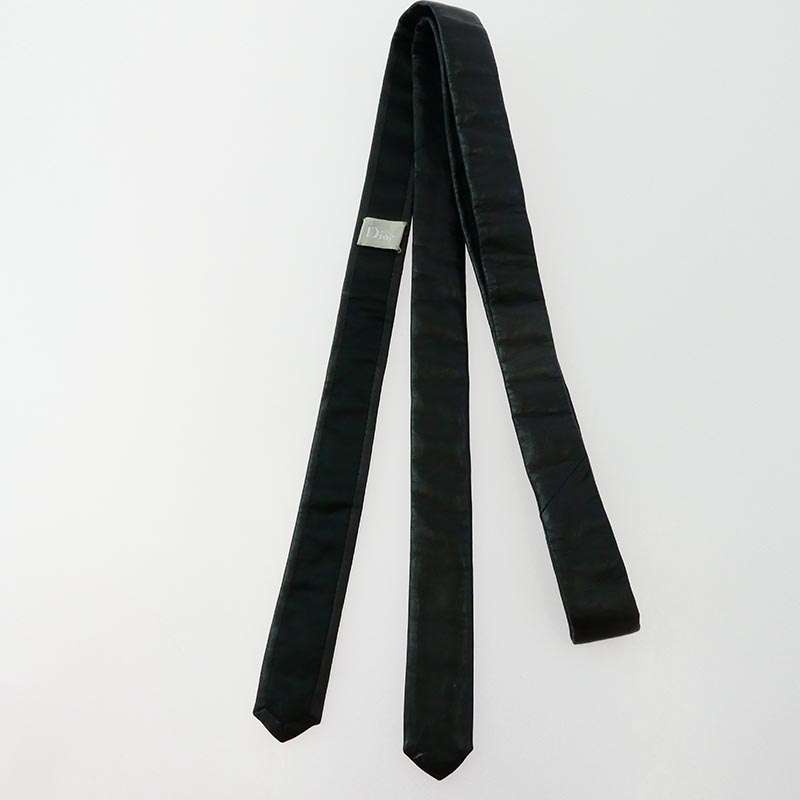 ディオールオム 06SS エディ期 レザー ナロー ネクタイ 買取実績 画像