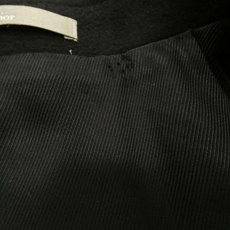 ディオールオム 17AW 533C335U3183 カシミヤ混 ウール ショルダー切替 ダブルブレスト コート 買取実績 画像