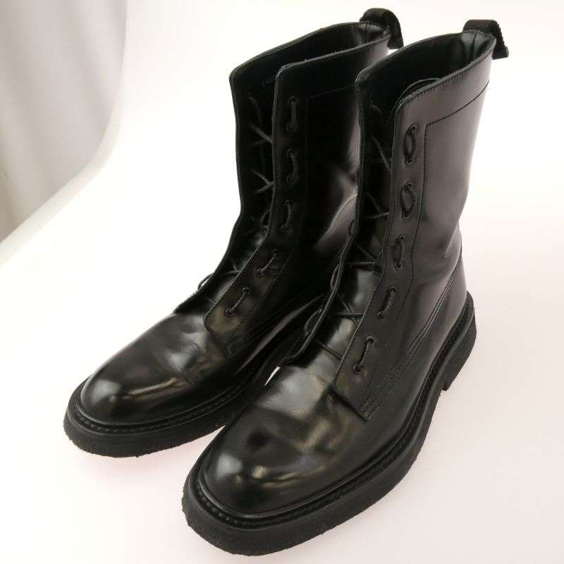 ディオールオム 07AW エディ期 レザー コンバット ブーツ 買取実績 画像