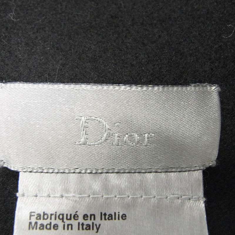 ディオールオム 6HH1095005 エディ期 ウール カシミヤ混 マントストール コート 買取実績 画像