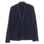 ディオールオム 05SS 5EH2025624 ウルフ刺繍 スモーキング チューブ ジャケット ブラック 買取実績 画像