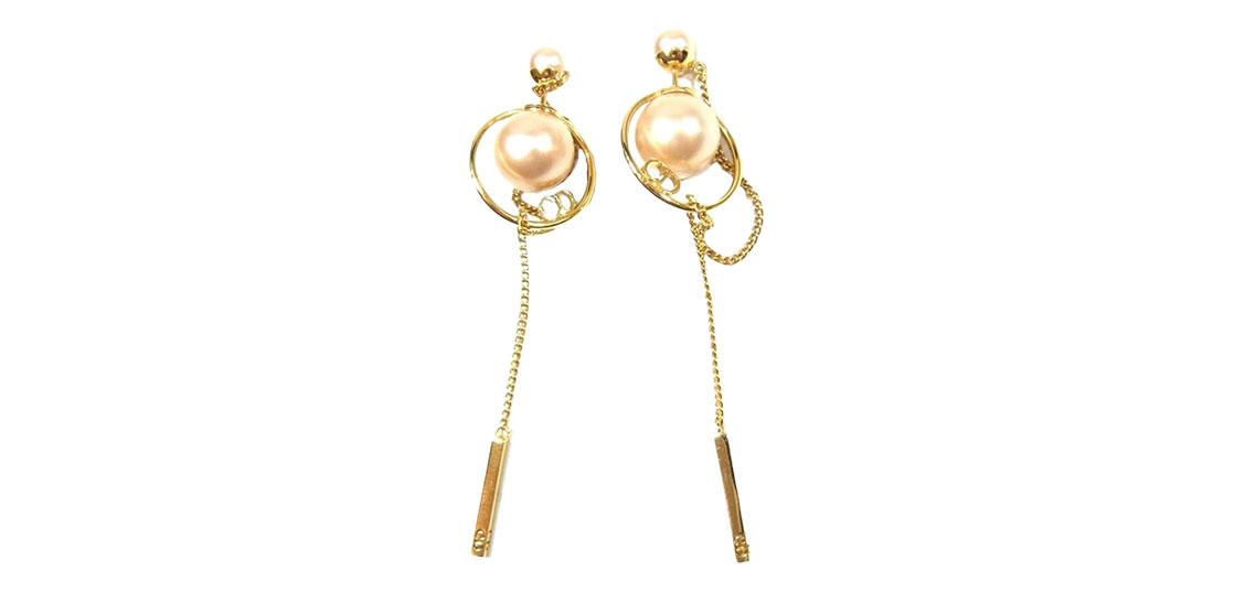 ディオールオム 19AW TRIBALES チェーン パール ピアス 買取実績