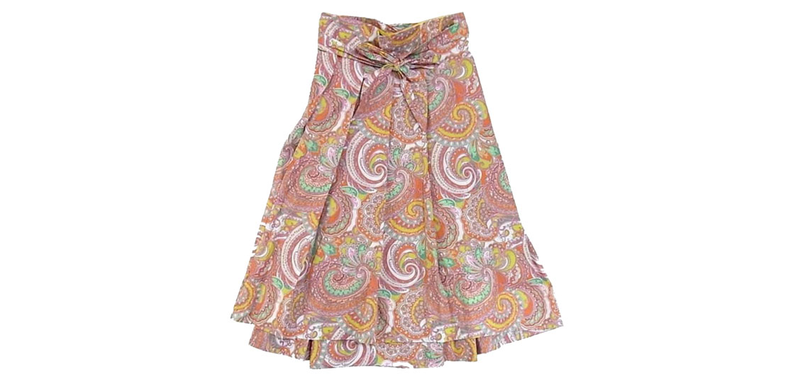 ドゥロワー ペイズリー タックスカート 買取実績