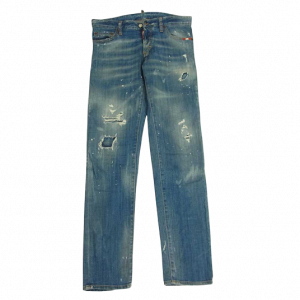 ディースクエアード ブリーチ加工 ウォッシュド ダメージ スリム ジーンズ デニムパンツ 買取実績