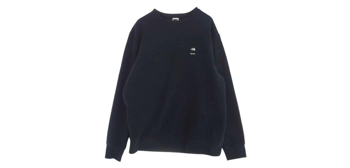 シュプリーム ×ノースフェイス 17AW マウンテンプリントクルーネック スウェット 買取実績