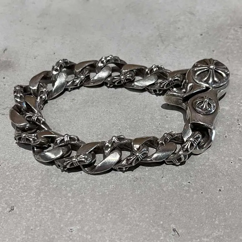 Chrome Hearts ファンシーリンク ブレスレット　15リンク　オールド クロムハーツ ファンシー チェーン リンク クリップ オールド