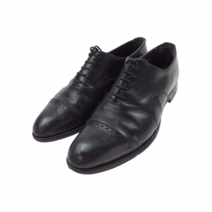 エドワードグリーン  バークレ パンチドキャップトゥ ドレスシューズ ブラック 買取実績