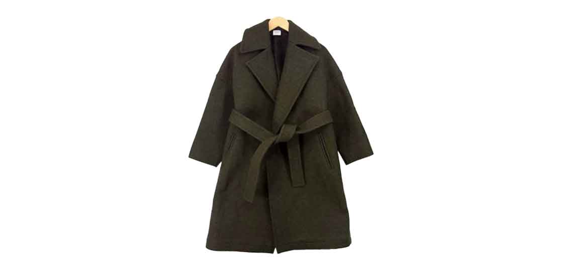 エリン 11506-33-0609 メルトン ウール ロング コート 買取実績