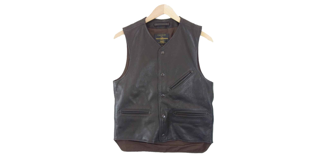 エンジニアードガーメンツ × ゴールデンベア カウレザー ベスト 買取実績