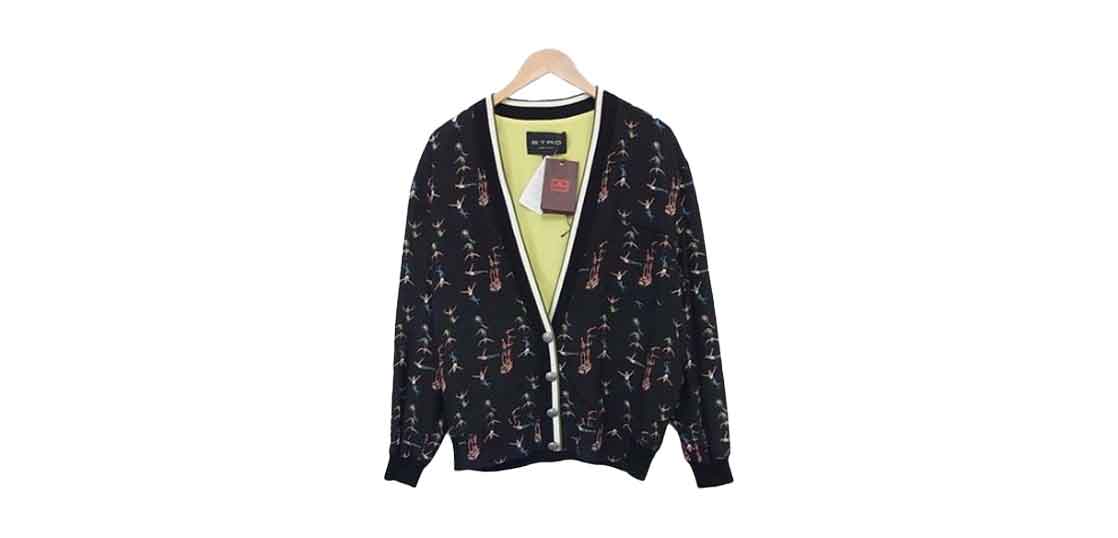 エトロ　ETRO シルク　100% 総柄　カーディガン ETRO(エトロ) カーディガン(レディース) - 海外通販のBUYMA