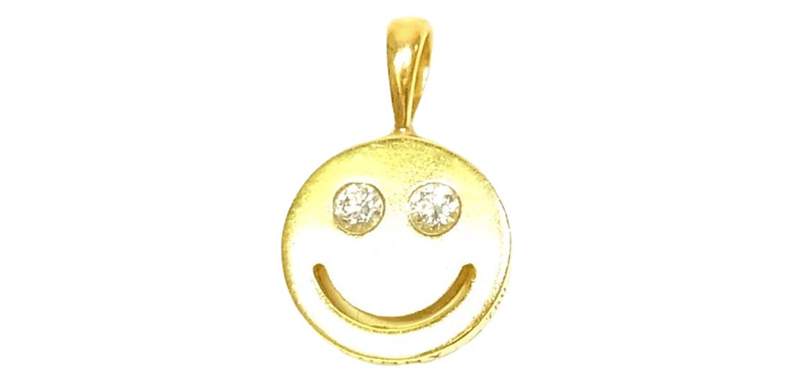 アイファニー 18KYG HSM002Y スマイル 2Pダイヤ ペンダントトップ ゴールド 買取実績