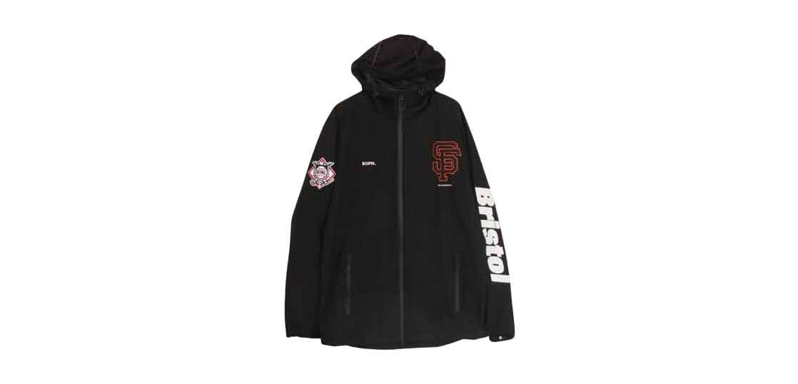 FCRB 21AW FCRB-212000 MLB TOUR WARM UP ジップアップ ナイロン