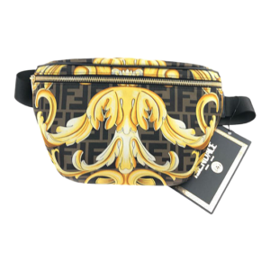 フェンディ ×ヴェルサーチェ ウエストバッグ Fendace ゴールド バロック ベルト バッグ 買取実績
