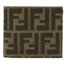 フェンディ 二つ折り財布 7M0001 ズッカ ロゴ キャンバス ブラウン 画像