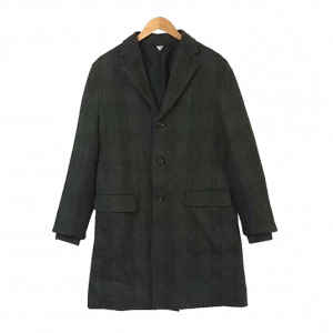 フィルメランジェ コネリー チェック ウール チェスター コート 買取実績