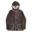 フランクリーダー frank leder 16AW Plant Dyed Sheepskin Hoody ムートン レザー ジャケット 画像