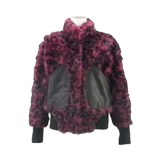 HYSTERIC GLAMOUR レオパード ファー レザースターブルゾン ⭐︎極美
