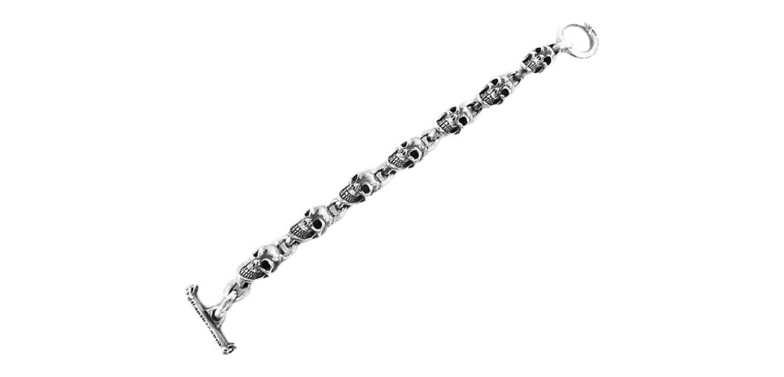 ガボール オール スカル 7リンク ブレスレット 買取実績