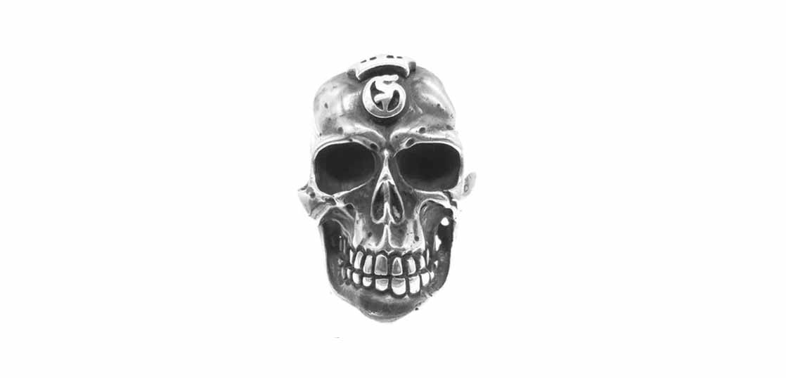 ガボール 購入時ギャランティ付属 ガボラトリー Large Skull Ring with Jaw Gクラウン フルヘッド スカル リング 買取実績