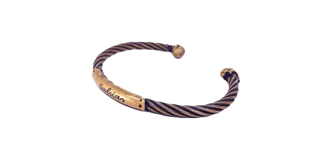 ガルシア ワイヤー ロープ スカル 真鍮 ブレスレット 買取実績