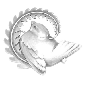 ジョージジェンセン 309 鳥 ブローチ シルバー 買取実績