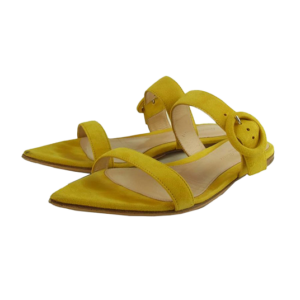 ジャンヴィトロッシ CAMOSCIO SUNFLOWER レザーストラップ サンダル 買取実績