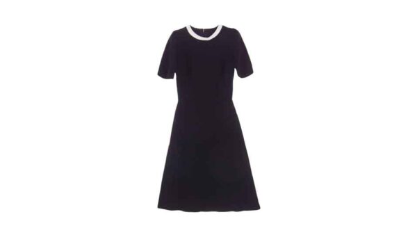 ジバンシィ BA02049194 シルク混 ミドル丈 ドレス スカート 半袖 ブラック ホワイト 買取実績 アイキャッチ画像