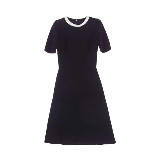 ジバンシィ BA02049194 シルク混 ミドル丈 ドレス スカート 半袖 ブラック ホワイト 買取実績 画像