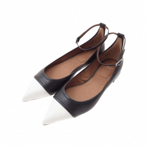 ジバンシィ BE09206004-004 UNIF BALL GRAPHIC アンクルストラップ フラット パンプス ブラック ホワイト 買取実績