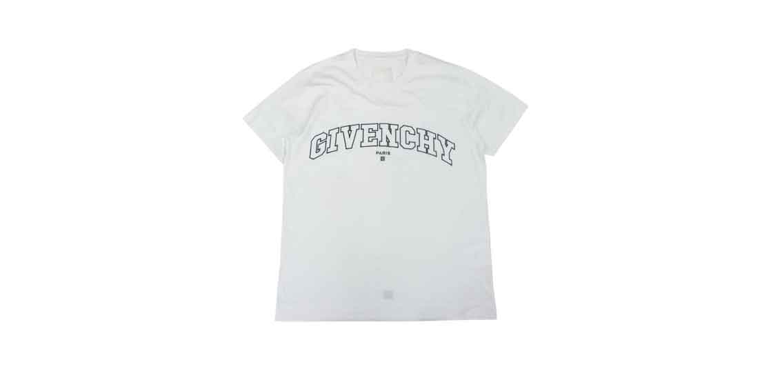 ジバンシィ カレッジ ロゴ ワッペン 半袖 Tシャツ ホワイト 買取実績