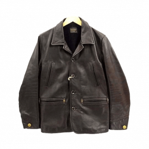グラッドハンド 15AW 50s レザーカーコート 買取実績