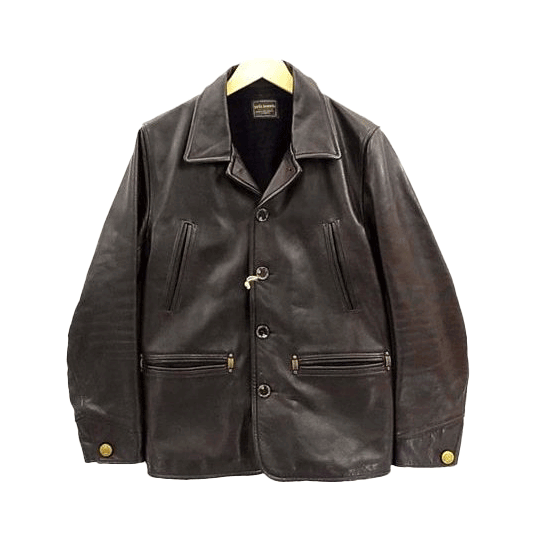 グラッドハンド 15AW 50s レザーカーコート 買取実績 画像