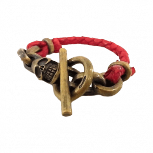 ゴールドキッド SKULL LEATHER ブレスレット 買取実績