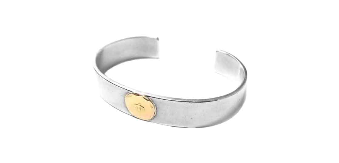 ゴローズ 金メタル平打ちバングル 買取実績