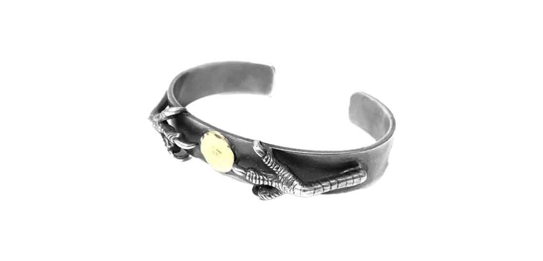 ゴローズ K18メタルツメシルバーバングル 買取実績