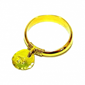 ゴローズ K18金メタル付き全金リング買取実績