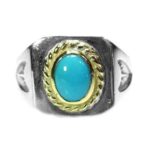 ゴローズ 金縄ターコイズ リング買取実績 画像