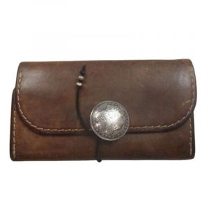 ゴローズ シルバーコンチョ付き サドルレザー 二つ折り財布 ウォレット 買取実績