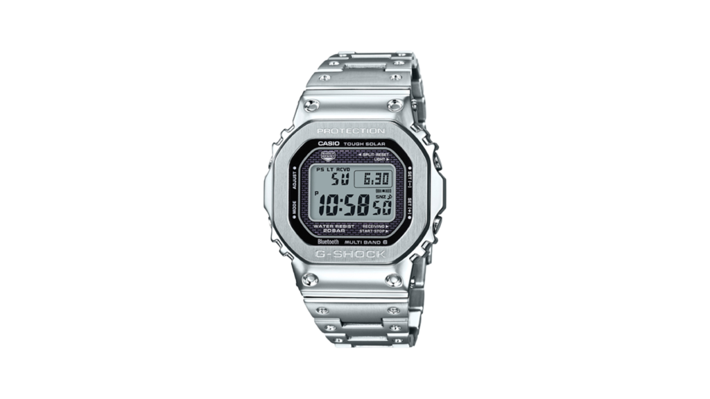 CASIO Gショック GMW-B5000D-1JF フルメタル 電波ソーラー Bluetooth ブルートゥース リストウォッチ 腕時計