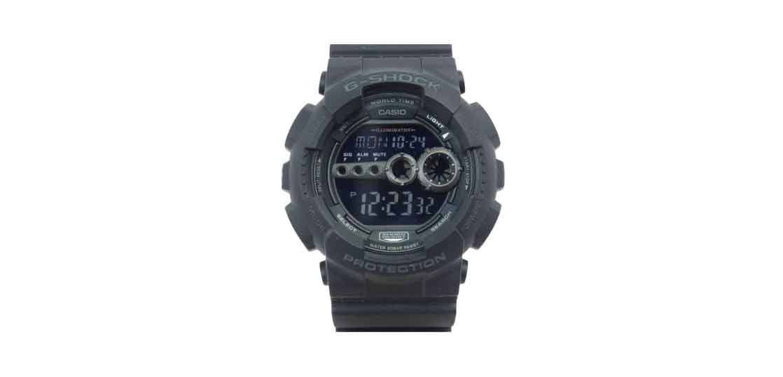 Gショック GD-100-1BJF カシオ スーパーイルミネーター ブラック
