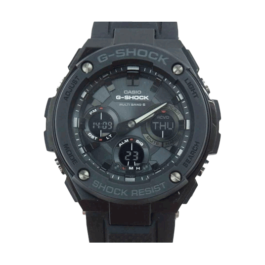 Gショック GST-W100G-1BJF G-STEEL 電波 ソーラー 時計 ブラック 買取実績