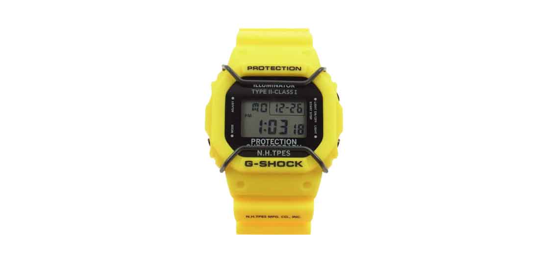 Gショック  × エヌハリウッド  デジタル 腕時計 イエロー  買取実績