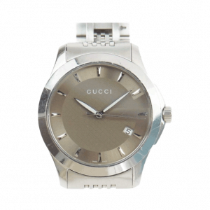 グッチ 126.4 Gタイムレス デイト ウォッチ シルバー 買取実績