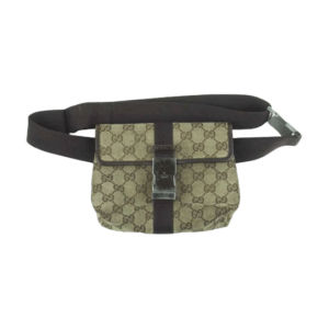 グッチ 131236 GGキャンバス ショルダー ウエスト ポーチ ボディ バッグ ベージュ系 ブラウン 買取実績