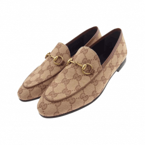 グッチ 431467 ヨルダーン GGキャンバス ホースビット ローファー ブラウン 買取実績