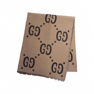 グッチ 495592 GGジャカード ウールシルク スカーフ マフラー ブラウン 買取実績