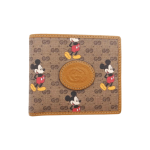 グッチ 602547 ディズニー ミッキー プリント GGスプリーム コンパクトウォレット 二つ折り ブラウン 買取実績