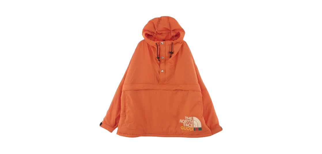 グッチ 663755 XAAC4 ノースフェイス アノラック ジャケット オレンジ 買取実績