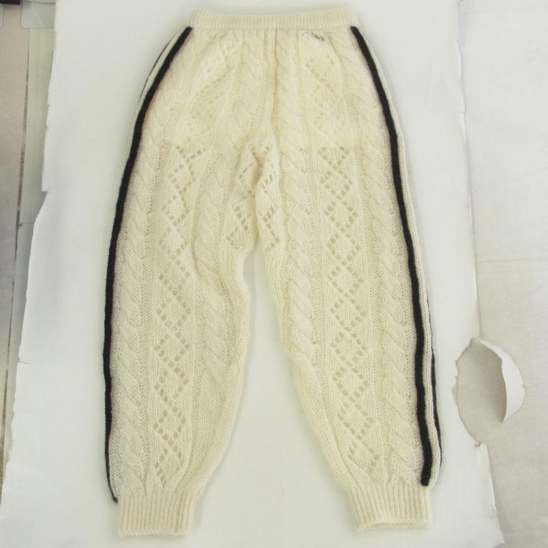 グッチ 713024 XKCMO 9791 × adidas Mohair Knit Jogging Pant モヘアニット ジョギング パンツ 買取実績 画像